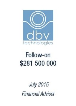 DBV Technologies tombstone